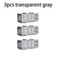 1:64 Scale Acrylic Car Display Case, Multi-Layer Assembly Storage Cabinet, Model Display Rack, Collectible Gift, Cars Not Included, Available In Packs Of 1, 3, 4 Or 5. - 3 Gray Pieces - View 12
