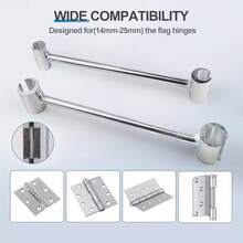 1 chiếc cờ lê điều chỉnh bản lề cửa thương mại tiêu chuẩn, 0,55-0,7 inch, dụng cụ uốn bản lề chịu lực cao. - Cờ lê điều chỉnh khe hở cửa, cỡ nhỏ - 1 chiếc - Xem 4