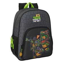 Safta Teenage Mutant Ninja Turtles 大型忍者龜緊湊型進化拉桿背包，帶可拆卸拉桿，型號 805，符合人體工學設計，帶襯墊，水壺口袋，雙拉鍊頭，前袋，高款 - 免費送貨 ✅ 西班牙大陸 24/48 小時送達 - 選項 1 - 查看 2