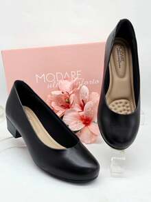 Modare Ankle Strap Shoe With Flexible Napa Leather Heel - Comfortable - Black (7032.500) - View 3