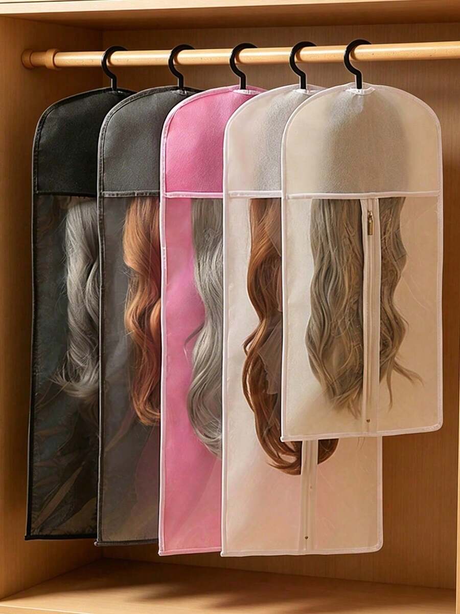 1pc/3pcs/6pcs Wig Storage Bag, Wig Storage Pouch, Wig Stand, Multi-Layer Wig Organizer Rack, Wig Hook, Wig Styling Tool