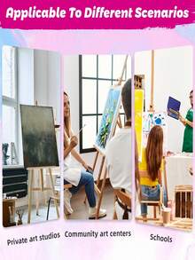 White Canvas Board, Perfect Gift For Acrylic, Oil, Tempera And Watercolor Artists And Painting Enthusiasts, Art Supplies Canvas In Multiple Sizes - Multicolor - View 10