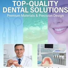 Unisex Upper And Lower Denture Set Easy Wearing Instant Simulated Prosthesis Comfortable For Daily Gathering Travel And All Year Round Use - It Can Replace Damaged Teeth - View 5