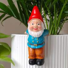 1pc Whimsical Fantasy Garden Fairy Statue Planter Hanger, Suitable For Garden, Patio Or Indoor Decor, Garden Decoration, Countryside Outdoor Gnome Garden Decor, Miniature Landscape Ornament, Perfect Holiday Gift - Elves - View 8