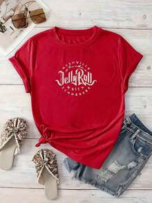 100% Cotton. The Graphic Represents The Musical Energy Of Nashville And The Free Spirit Of Tennessee With Artistic Lettering That Evokes A Passion For Southern Music. Women's 100% Cotton T-Shirts, Comfortable For Everyday Wear And Casual Style. Women's Simple Solid Color T-Shirt, Loose And Slim Fit Casual Short Sleeve - 黑色 - 查看 10