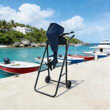 SanBouSi Outboard Boat Motor Cart Outboard Boat Engine Carrier Multi Purposed Engine Stand - Black - View 7