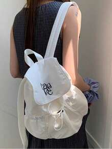 Women Fashion Backpacks - White - View 4