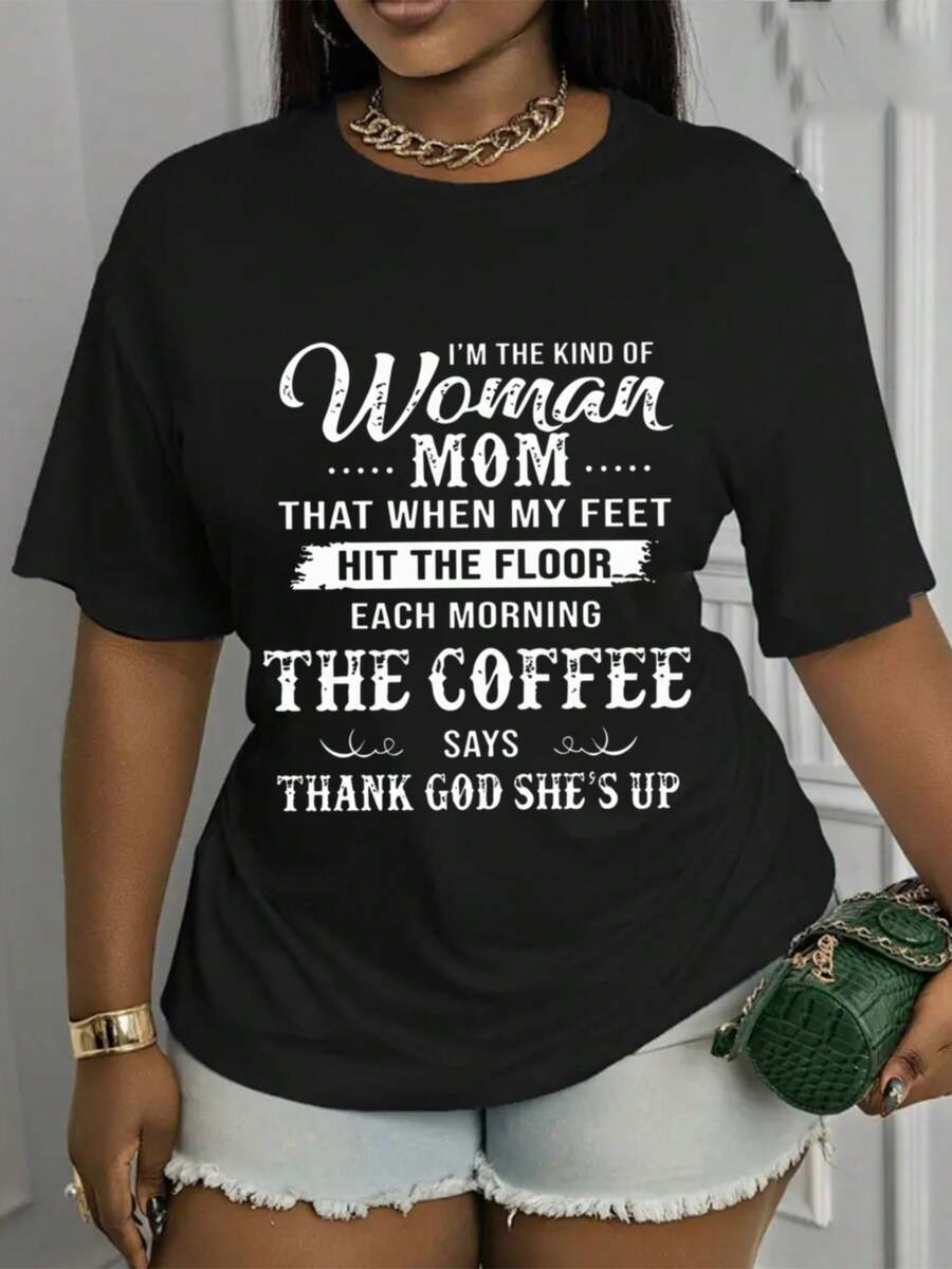 Camiseta Deportiva Casual para con Texto Motivacional Estilizado en Blanco - Camiseta Elástica de Cuello Redondo, Lavable aáquina, Ajuste Cómodo y Perfecta para Todas las Estaciones, para Inspirar tu Estilo Diario. - Negro - Ver 1