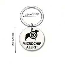 Stainless Steel Pet ID Tag, Minimalist Design Fashion Versatile, As Collar Accessory To Enhance Overall Look, Customizable With Exclusive Information, Durable Material, Suitable For Cats And Dogs, Provide Extra Assurance When Going Out - Silver - View 2