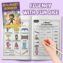 English Alphabet Activity Book Set, Letter Tracing & Coloring Practice, Travel Quiet Time Learning, Fun Educational Pages - Children's English Alphabet Book - View 10