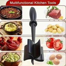 Juego de 3 piezas de picadora de carne, picadora de carne resistente al calor adecuada para hacer hamburguesas, carne de res, pavo y otros tipos de carne de alta calidad - Multicolor - Ver 5