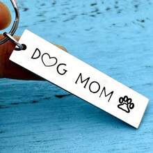 Colgante de identificación de mascota de acero inoxidable, personalizable, fácil instalación se ajusta a varios collares, duradero anti-óxido y decoloración, ligero y compacto, accesorio decorativo y práctico anti-pérdida para gatos y perros - Plateado - View 3