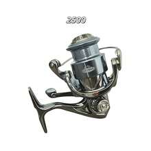 Dual Handle Metal Spinning Reel – 1000/2500/30000 Size, For Lure & Sea Fishing - Silver - View 9