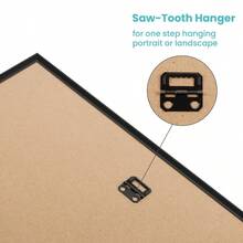 3 Pack Picture Frame 50Cm X 70Cm, 50X70 Picture Frame Black For Photo Gallery - Slide-In Strips, Horizontal Or Vertical Wall - Black - View 9