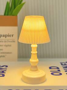 1pc Flower/Tower/Stripe/Lotus Shaped LED Decorative Light, Mini Tabletop Atmosphere Lamp, Home Decor For Bedroom, Suitable For Bedside, Mother's Day Cozy Decoration, Bedroom Decor Nightlight, Table Lamp, Night Light - Warm Light - View 14