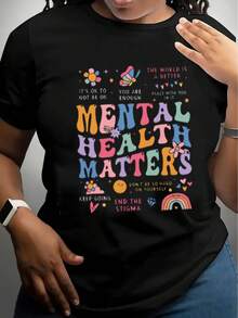 Women's Casual Short Sleeve T-Shirt, 1 Pack, 100% Pure Heavyweight Cotton - Comfortable Crew Neck, Soft And Pretty Top - 黑色 - 查看 7