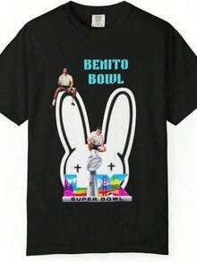 Camiseta Unisex BenitoBowl , Camiseta para Fanáticos del Deporte, Camisetas Benito , Camisetas Unisex de Verano de Manga Corta, Múltiples Tallas Disponibles, Carnaval, Jersey, Ropa para el Día del Partido, Espectáculo de Descanso, Ropa para el Día de San Valentín, Camisetas para Hombre, Camisetas Gráficas, Camisetas para Mujer, Camisetas para Hombre, Ropa Cristiana, Ropa Urbana, Ropa para Hombre, Camisetas Gráficas para Hombre, Ropa de Gimnasio, Ropa de Gimnasio para Mujer, Artículos de Jesús, , Ropa de San Valentín para Mujer, Chicago Bears, Fútbol Americano 49ers, Copa Mundial 2026, Jersey ZEA2 - Negro - Ver 6