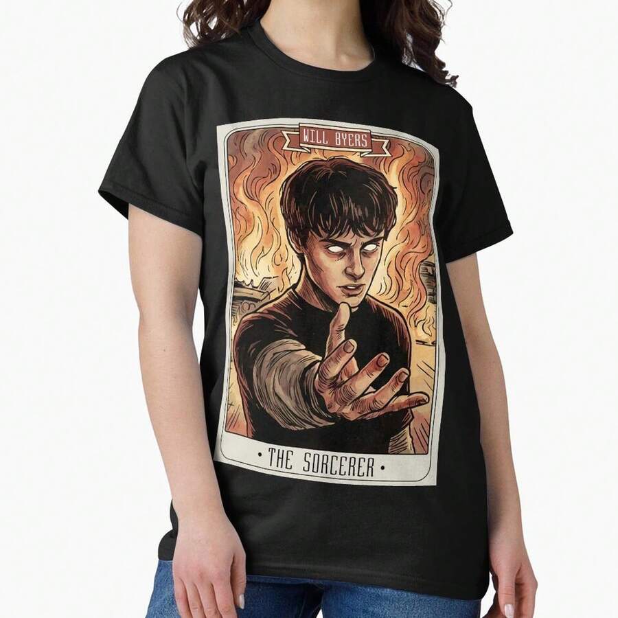 The Sorcerer Classic T-Shirt Camiseta 100% Algodón Unisex - Playera Casual Premium de Corte Cómodo - Negro - Ver 1