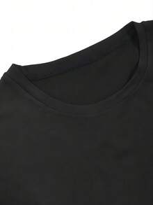 Camiseta de mujer, 1 gorra de béisbol unisex vintage con aspecto desgastado, con la frase en francés "No envejezco, aporto valor" impresa en ella, ajustable, adecuada para uso casual y al aire libre, un regalo para novio o novia. - Negro - Ver 4