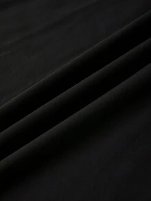 E012 [New Short Sleeve T-Shirt With Round Neck And Floral Print] Summer Casual Sports Top, Pure Cotton, Machine Washable HNDL - 黑色 - 查看 5