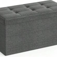 Storage Benches & Ottomans - Dark Grey - View 5