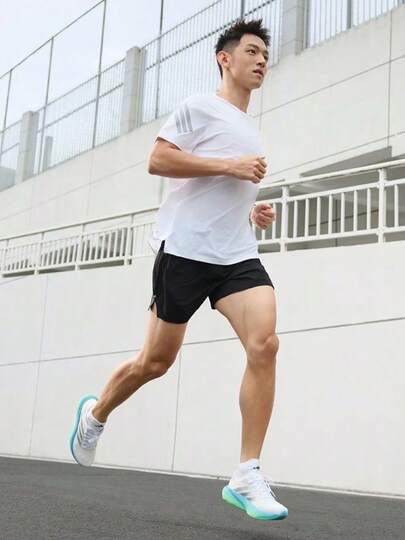  adidas Climacool FW25 Adi365 舒適親膚條紋圓領短袖T卹 男款