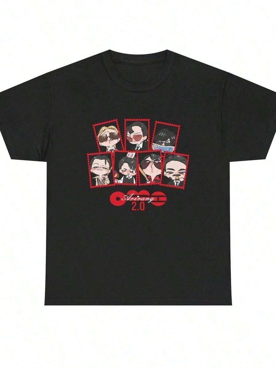 2. 0 MV Álbum Arirang Camisa Camisa Regalo Para Ejército, 2026 mundo Tour Regalo para Ventilador, Concierto Conjunto de ropa Concierto Regalo para Ejército, camiseta de fútbol, , Spiderman, blusas para mujer,playeras de mujer,tops de mujer,ropa de mujer, , , sirena mirada, y2k, años 2000 estilo, cosas extrañas, fútbol, f1, bt21, camiseta de fútbol, , spiderman, blusas para mujer,playeras de mujer,tops de mujer,ropa de mujer, , , sirena mirada, y2k, años 2000 estilo, cosas extrañas, fútbol, f1, bt21 XX8Z - Negro - Ver 1