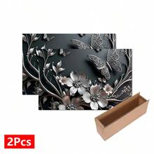 1pc Floral Pattern Absorbent Dish Drying Mat, Drip Mat For Espresso Machine, Sink Drain Mat, Faucet Pad, Bathroom Cup Mat, Kitchen & Bathroom Accessories - Multicolor - View 12