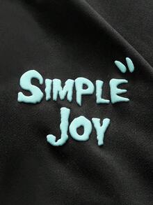 Camiseta de manga corta con estampado floral en relieve, estilo urbano, para hombres y mujeres, adecuada para actividades al aire libre, festivales de música, uso diario y reuniones con amigos. - Negro 7 - Ver 4