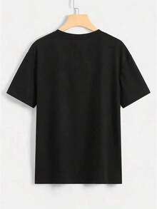 Elegante Camiseta Nueva "Dios Bendiga a América", Camiseta Conmemorativa del 250º Aniversario de la Fundación de Estados Unidos, Regalo para el 250º Aniversario de los Estados Unidos, Camiseta de Algodón Puro para Hombre y Mujer para el Día de los Héroes - Camiseta Retro de Manga Corta y Cuello Redondo. - Negro - Ver 2