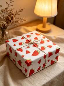 10/20/40 pezzi Carta da regalo con motivo anguria rossa, dimensione 50x35 cm, adatta per primavera/estate, matrimonio, San Valentino, regali di compleanno, avvolgimento di profumo, riempimento di buste regalo e omaggi per feste - Multicolore - Visualizzare 7