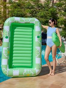 4-In-1 Inflatable Sun Lounger - Sunbathing Pool, Floating Pool Bed, Leisure Floating Toy, Water-Filled Sun Bed Mat, Adult Inflatable - Inflatable Flotation Device - View 4