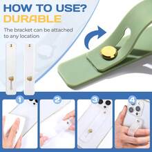 1pc Phone Grip Finger Holder Phone Case Phone Grips For Back Of Phone Universal Portable Phone Strap For Most Smartphones - View 4