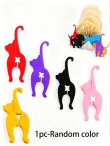 5/3/1pc Cat/Dog Shaped Metal Sealing Clips, Reusable Multi-Function Sealing Clips, Suitable For Storing Snacks, Potato Chips, Bread, Coffee, Pasta - Multicolor - View 14