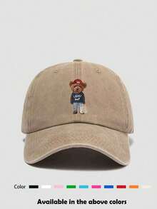 1 Stück Unisex bedrucktes, verwaschenes Baseball Kappe im Vintage-Stil, atmungsaktiv, Sonnenhut für Sport, geeignet für tägliche Ausflüge, Angeln, Outdoor-Reisen - Verschiedenfarbig - Übersicht 14