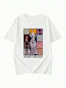 Nueva camiseta de verano para mujer, de manga corta, diseño ajustado, estilo casual. - Blanco - Ver 4