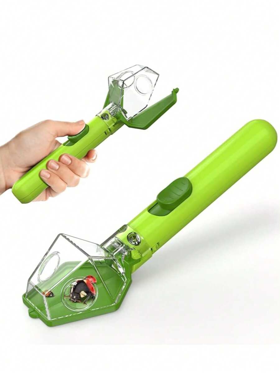 6X Magnifier Handheld Bug Catcher Kit - STEM Exploration Insect Catching Tool For Indoor & Outdoor, Birthday Gift Toy For Adult, Boys & Girls, Black - A - View 1