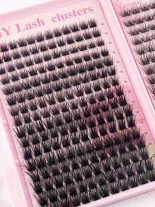 368pcs Individual False Eyelashes, Eyelash Book, Cluster Eyelash Extension, DIY Cluster Eyelash Extension For Home Use - Multicolor - View 5
