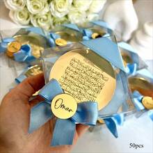 Personalized Acrylic Mirrored Cross Pendant For Baptisms And Weddings Customized Wedding Favors And Holiday Souvenirs With Bows And Ribbons - Multicolor - View 33