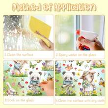 Window Stickers - 春の動物 - チェックする 7