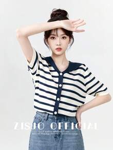 Women Cardigans - Blue - View 7
