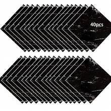 40 PCS Self-Adhesive Floor Tiles, Marble Pattern Foam PVC Floor Stickers With Aluminum Foil Backing, Peel And Stick Waterproof Non-Slip Vinyl Flooring For Kitchen, Bathroom, Living Room And Furniture Renovation - Floor Stickers - View 22