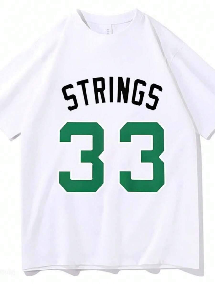 Blouses For Women Billy Strings Summer Men's Women Cotton T-Shirt Letter Printed Short Sleeve High Quality White T Shirt O-Neck Tee Shirt Unisex Clothes - 白色 - 查看 1