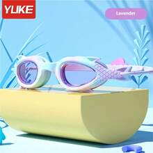 Yuke Mermaid Tail Swimming Goggles, HD Anti-Fog Waterproof Swim Glasses, Cute Fish Scale Design, Soft Silicone Leakproof Comfortable Fit, Adjustable Strap Pool Beach Swim Eyewear - Multicolor - View 11
