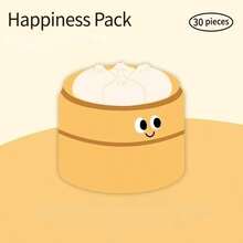 Cute Food-Shaped Sticky Notes, Cartoon Patterns With Fun Designs, Ideal For Reminders, Memos And Learning Notes - Multicolor - View 11