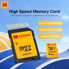 Kodak 32GB/64GB/128GB/256GB Micro SDXC Memory Card, Class 10 U3 C10 TF Card, 100MB/S A1 SDHC UHS-I V30, For Camera, Computer, Car - View 5