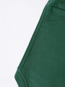 Camiseta Casual de Moda para Hombre - 100%, Corte Regular, Manga Corta, Cuello Redondo, Estampado California LA West Coast Estilo Urbano Americano, Diseño de Estampado de Moda de , Perfecta para Streetwear o Estilo Diario, O Como Regalo - Verde Oscuro - Ver 7