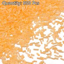 950-15000颗/袋彩色玻璃珠，适用于刺绣、DIY手工手链、项链、耳环和装饰品 - 長管狀珠子 - 查看 13