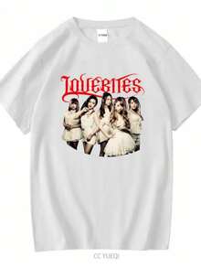 Women's Blouses BEST TO BUY LOVEBITES Essential Music Japan Retro S 5XL Premium T Shirt Long Or Short Sleeves Vintage Washed Fashion Versatile - 白色 - 查看 1