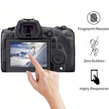 适用于 PowerShot SX740 HS/SX730 HS 相机的 3 片装屏幕保护膜,0.3mm 高清 9H 硬度光学液晶优质玻璃材质,防刮擦,超薄贴合,触控灵敏 - 查看 8